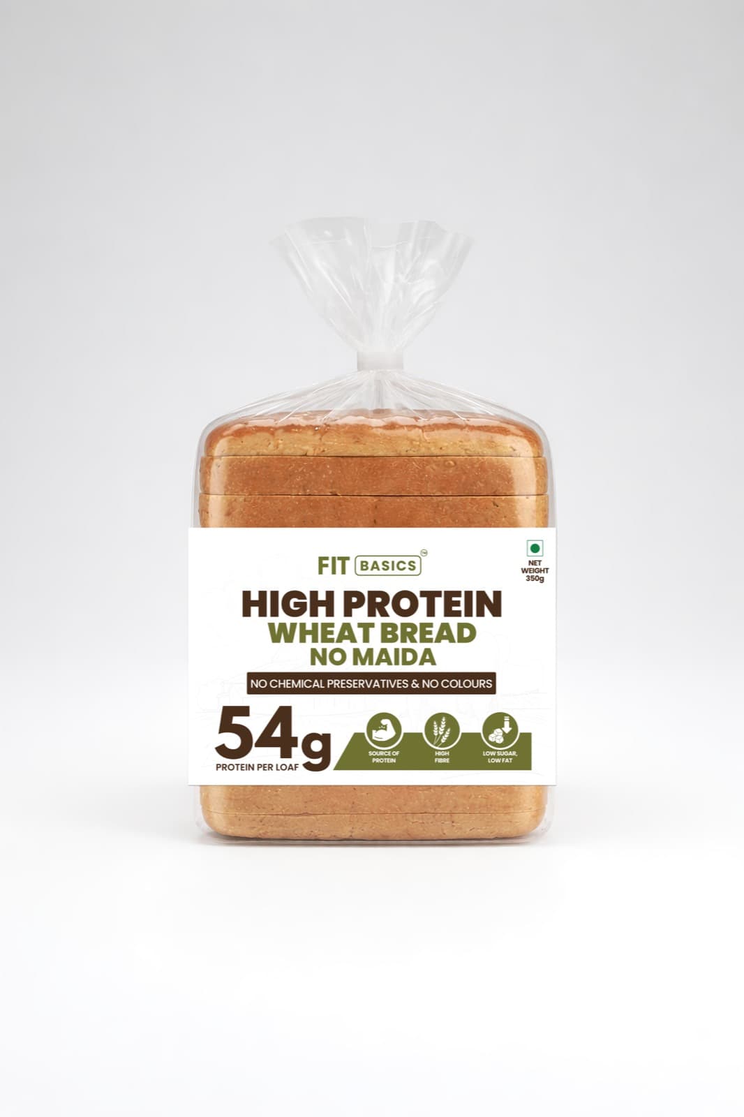 FitBasics High-Protein Bread — 54g protein, no maida