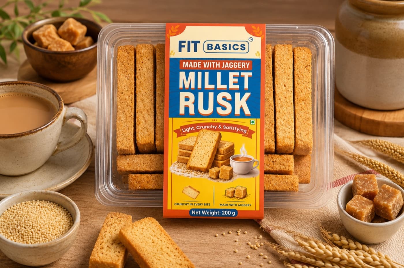FitBasics Millet Rusk